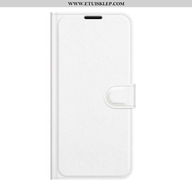 Etui Folio do Google Pixel 6 Klasyczna Sztuczna Skóra Liczi